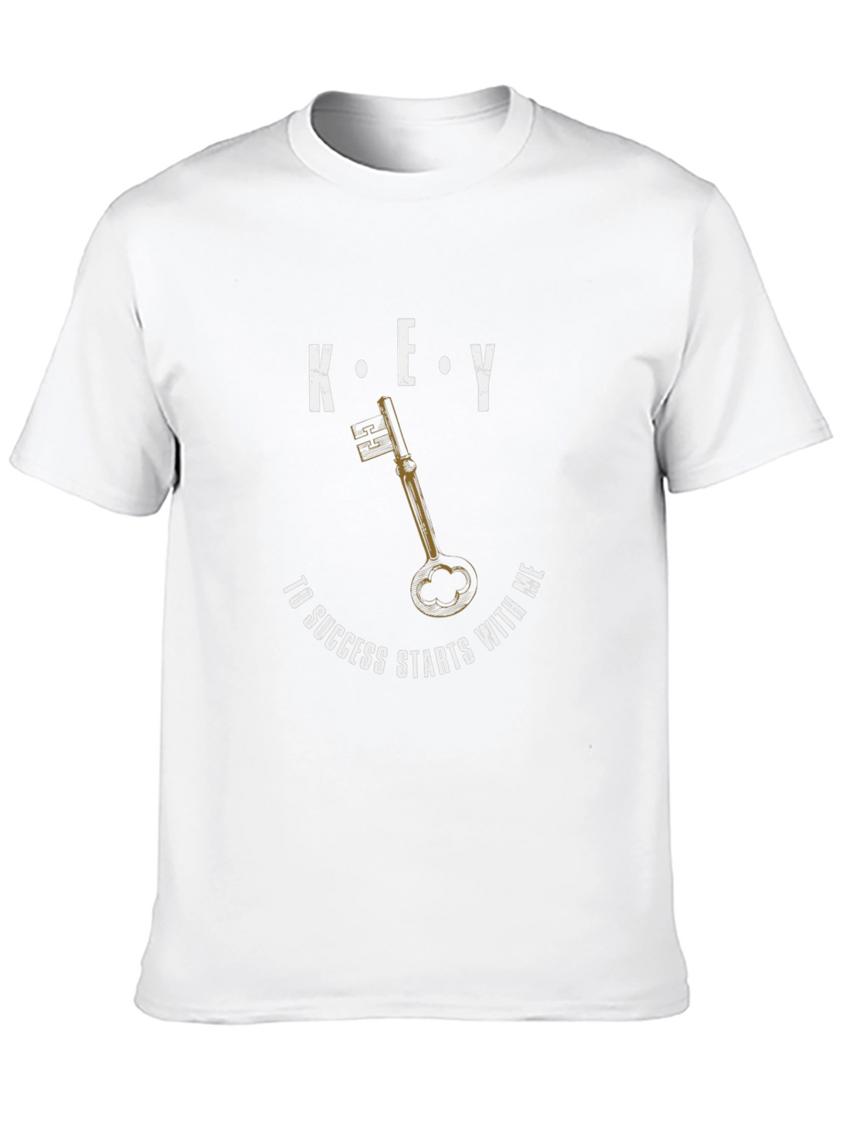 Key To Success Graphic Print Tee