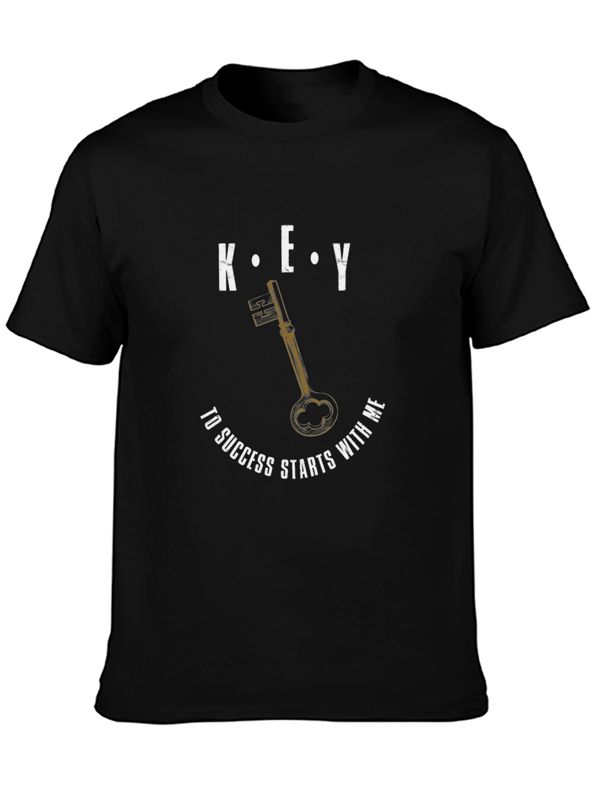 Key To Success Graphic Print Tee