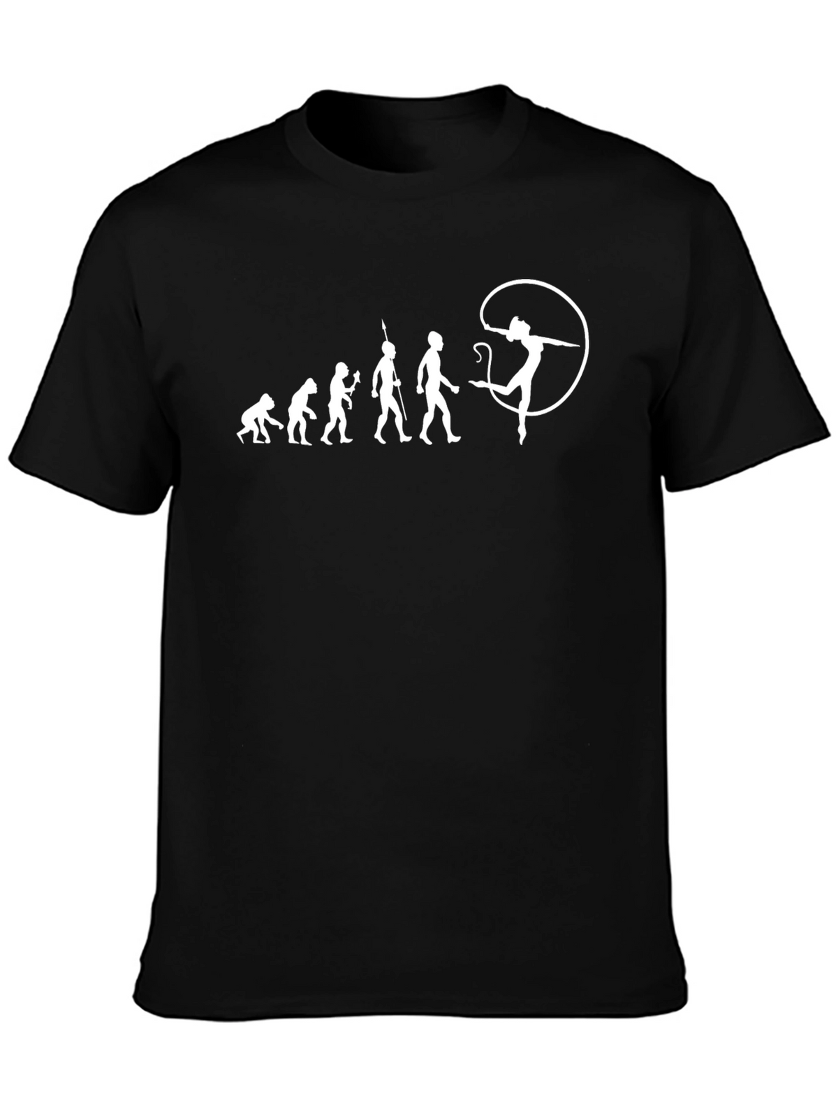 Evolution to Rhythmic Gymnast Black T-Shirt