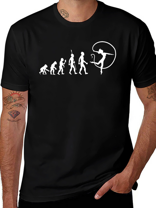 Evolution to Rhythmic Gymnast Black T-Shirt