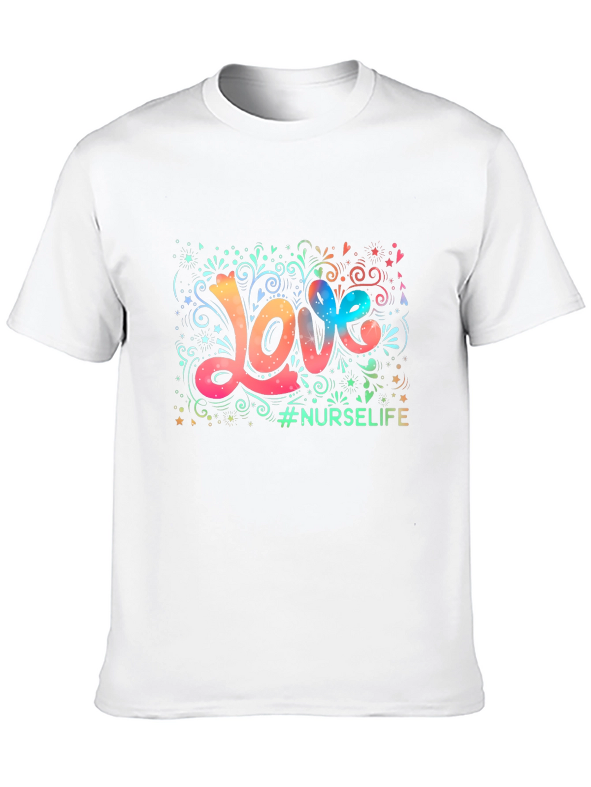 Love Nurse Life Graphic Tee - Stylish Comfort