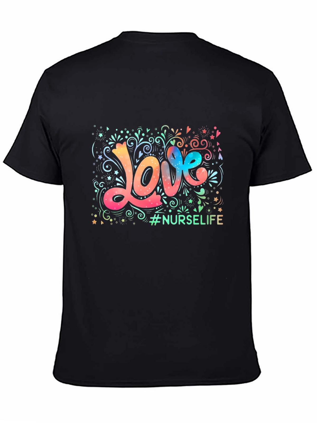 Love Nurse Life Graphic Tee - Stylish Comfort
