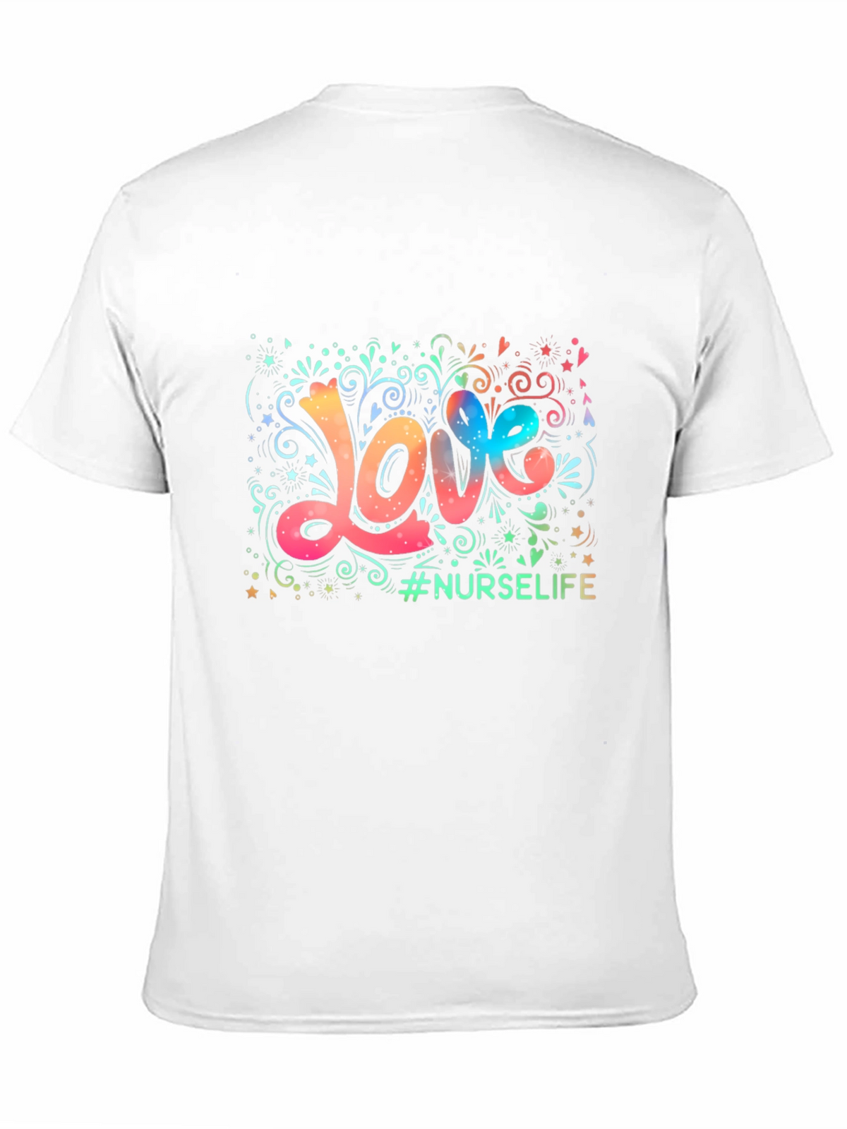 Love Nurse Life Graphic Tee - Stylish Comfort