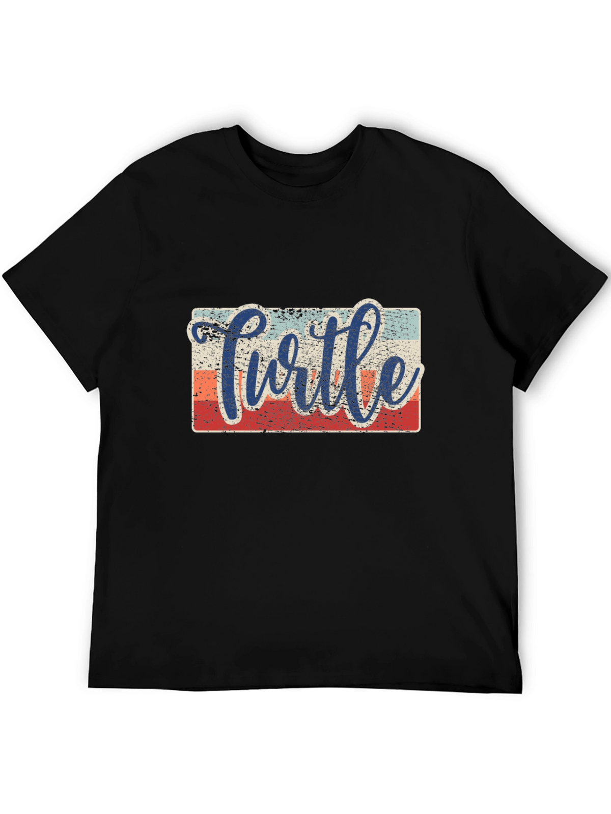 Turtle Retro Graphic T-Shirt