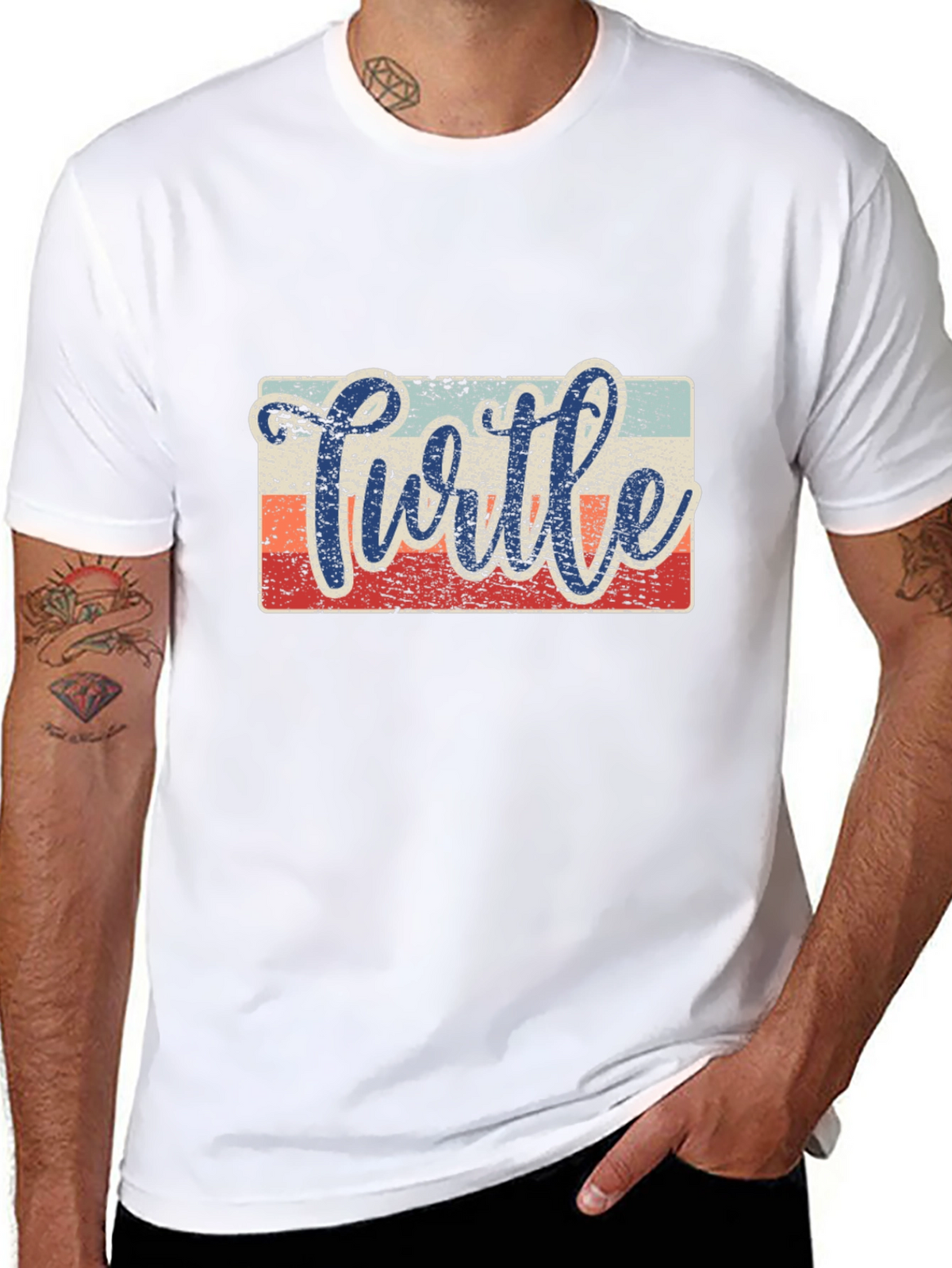 Turtle Retro Graphic T-Shirt