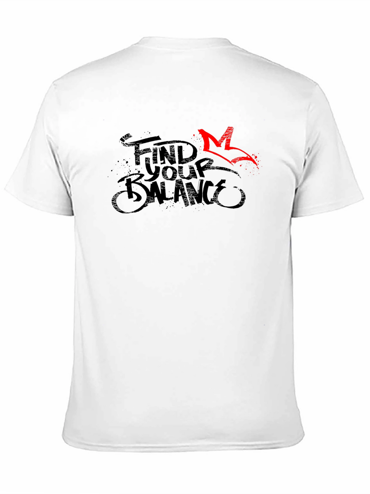 Find Your Balance Graphic Tee - Black