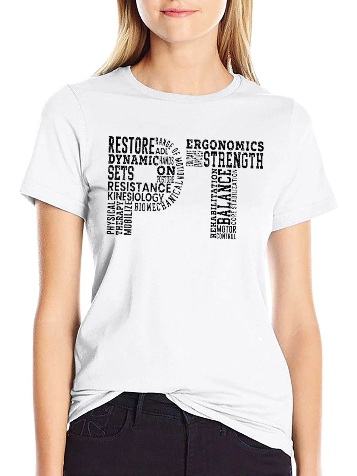 Physical Therapy Word Cloud T-Shirt