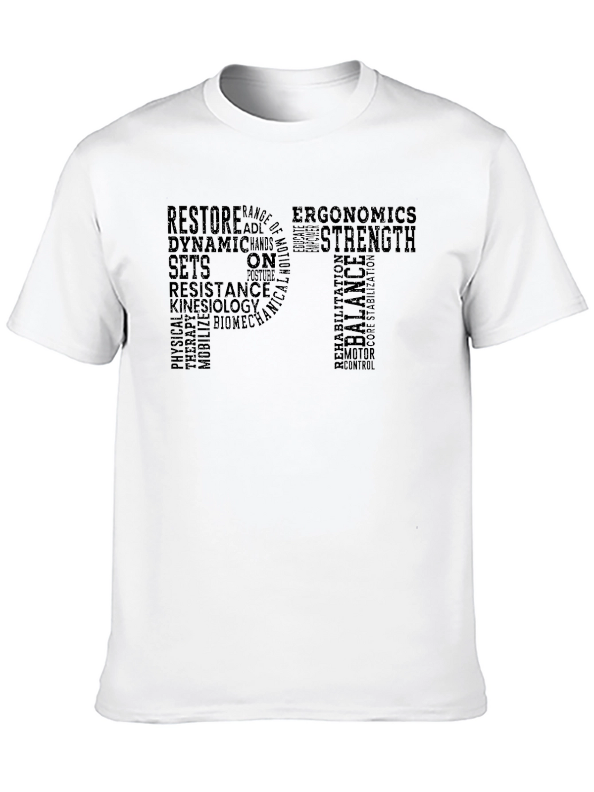 Physical Therapy Word Cloud T-Shirt