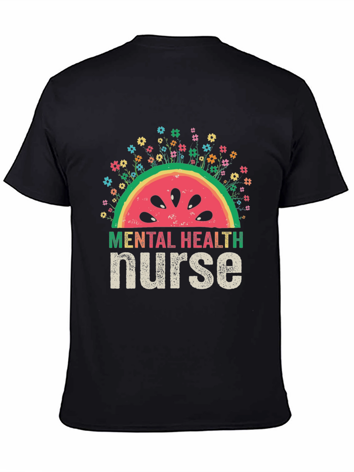 Mental Health Nurse Watermelon T-Shirt