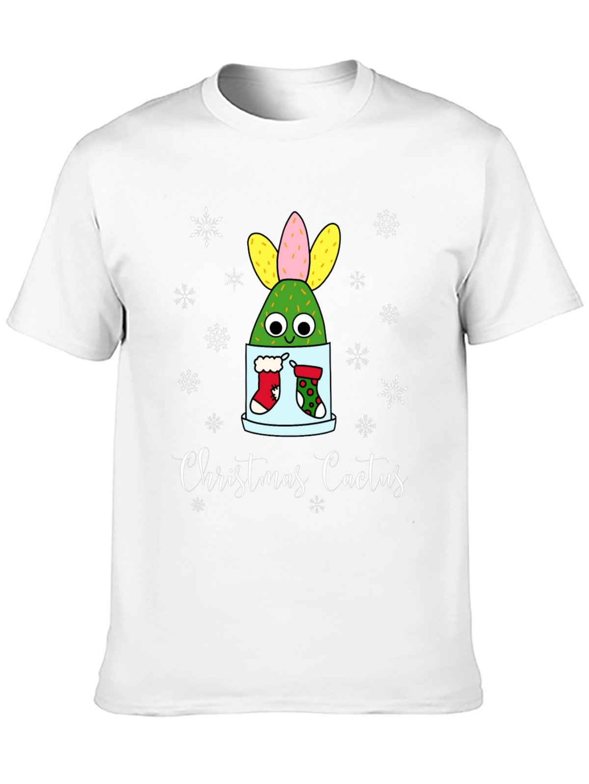 Christmas Cactus T-Shirt - Holiday Festive Tee