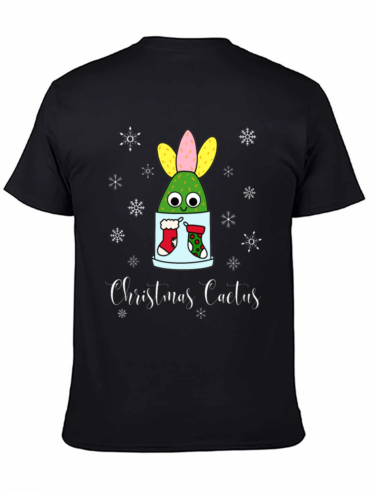 Christmas Cactus T-Shirt - Holiday Festive Tee