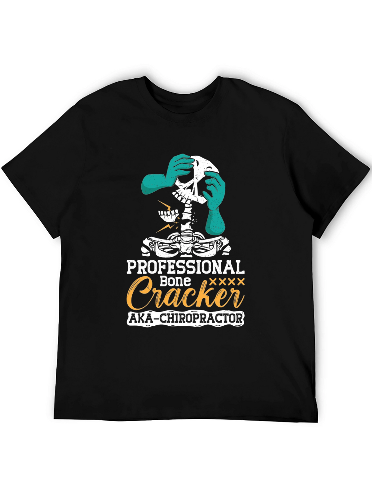 Chiropractor Skeleton Humor T-Shirt