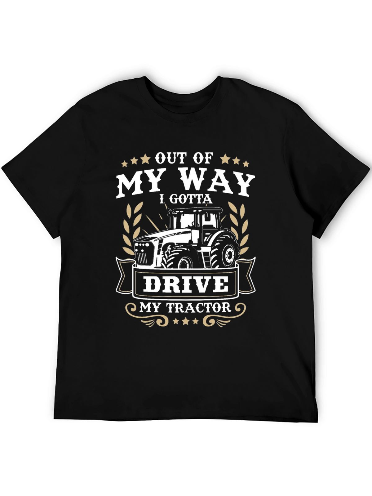 Out Of My Way Tractor Graphic T-Shirt