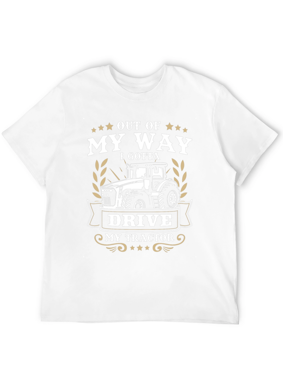 Out Of My Way Tractor Graphic T-Shirt