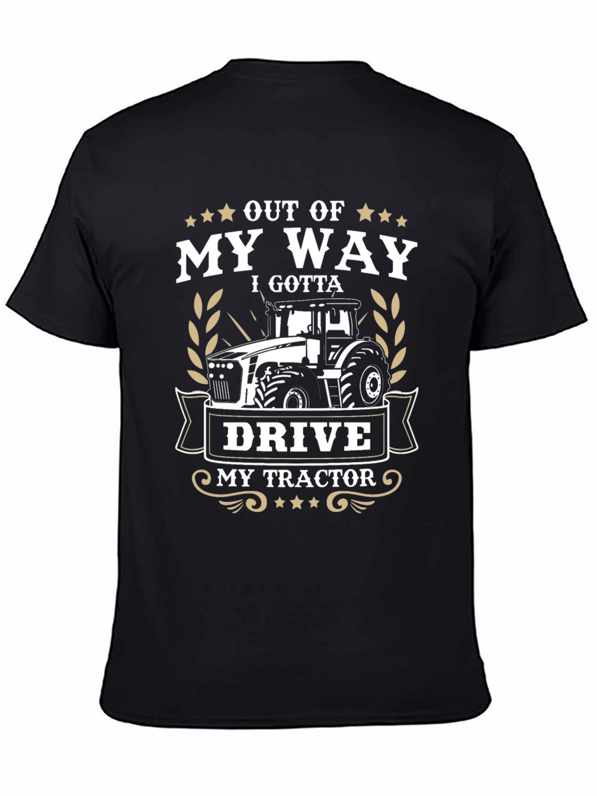 Out Of My Way Tractor Graphic T-Shirt
