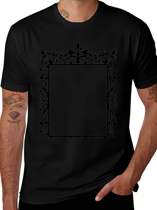 Elegant Framed Black Tee