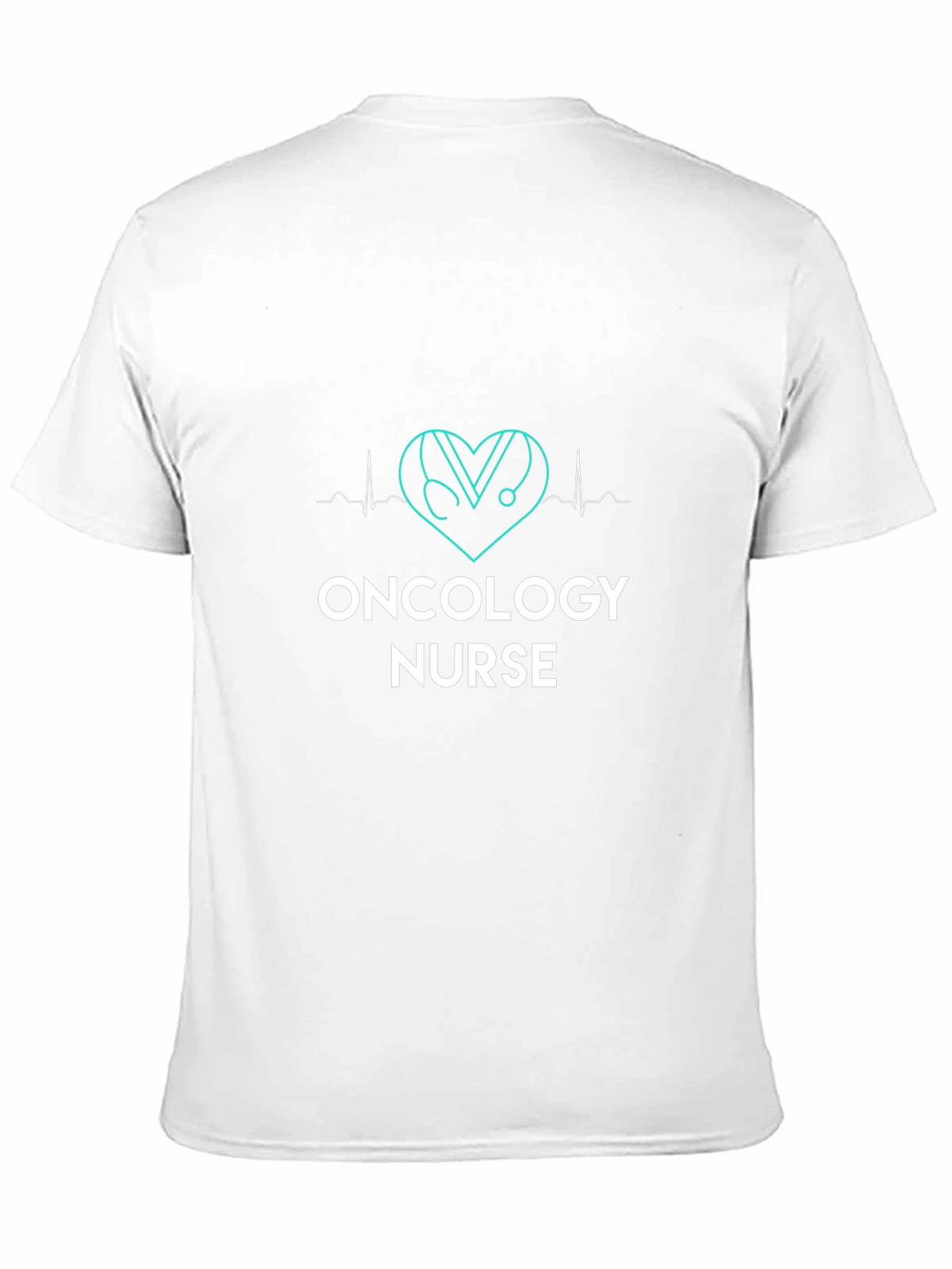 Oncology Nurse Heartbeat Stethoscope T-Shirt