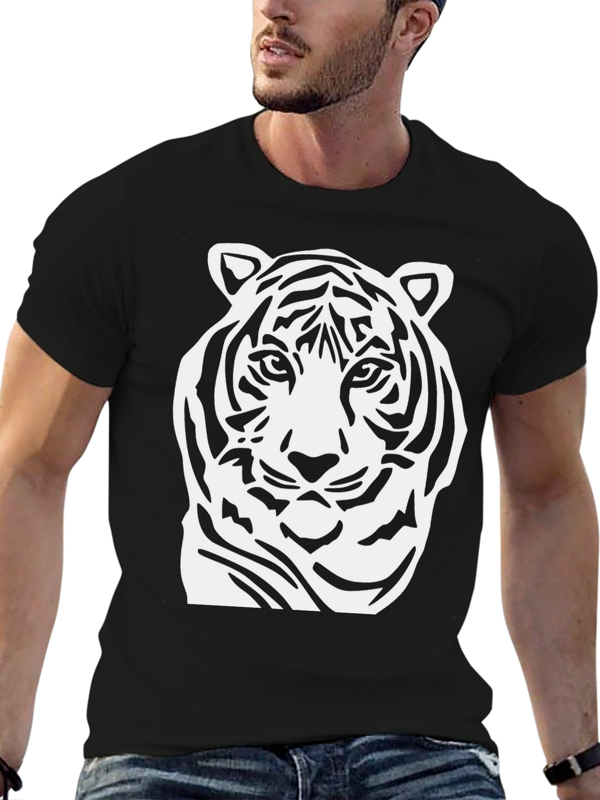 Black Tiger Graphic Tee