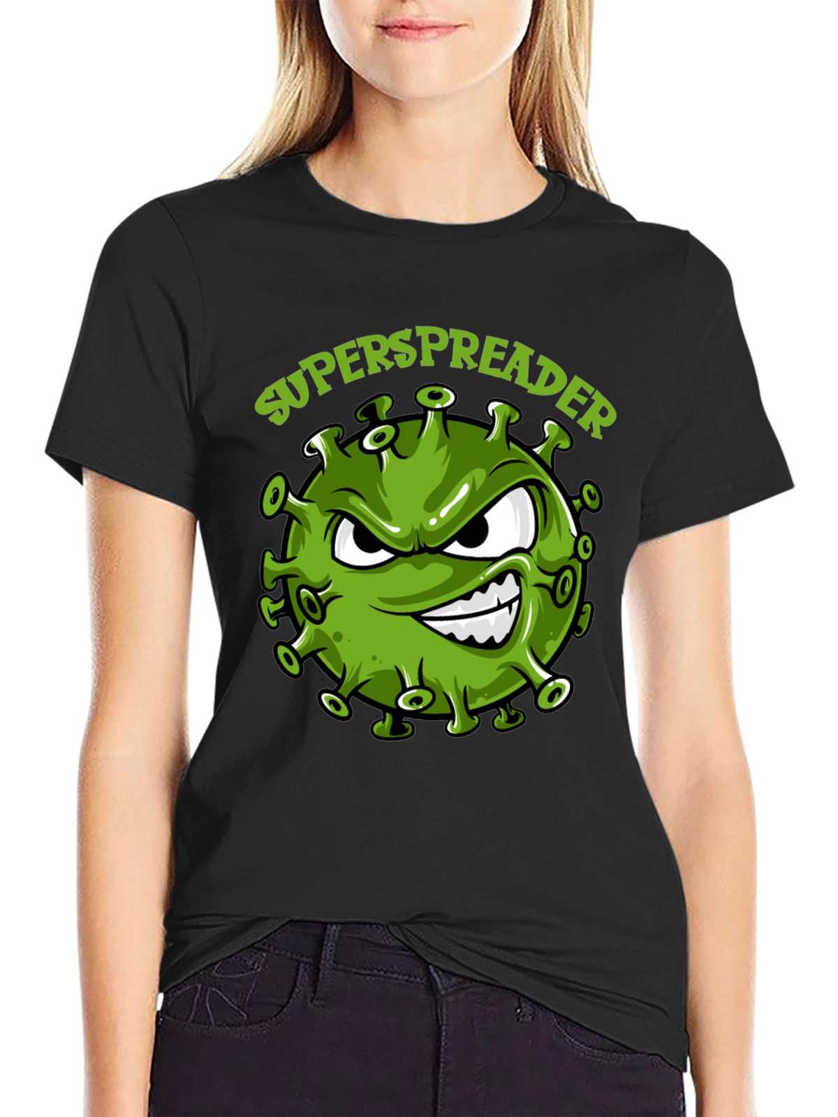Superspreader Graphic Tee - Funny Virus Design T-Shirt