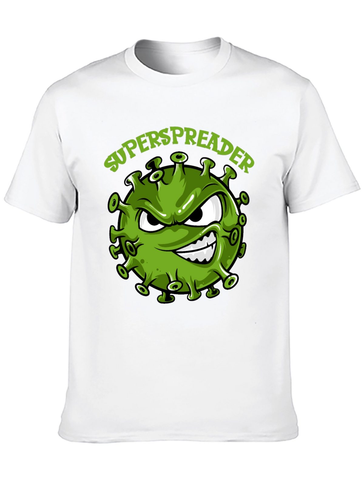 Superspreader Graphic Tee - Funny Virus Design T-Shirt