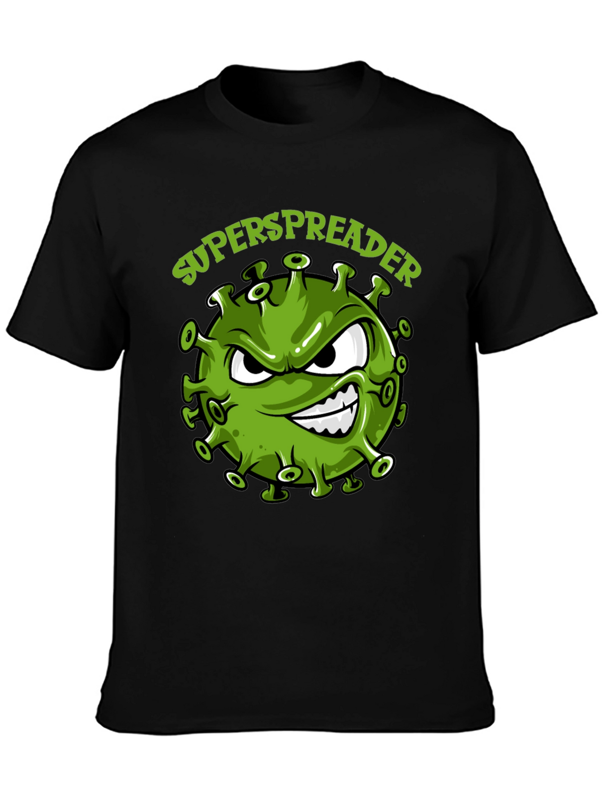 Superspreader Graphic Tee - Funny Virus Design T-Shirt