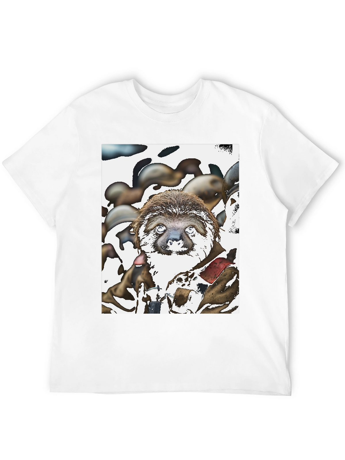 Sloth Graphic T-Shirt - Unique Art Tee