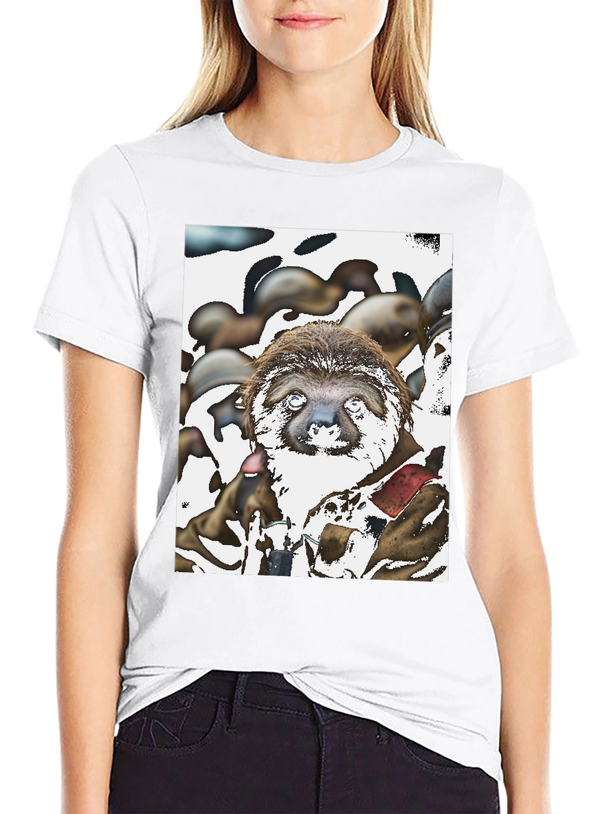 Sloth Graphic T-Shirt - Unique Art Tee