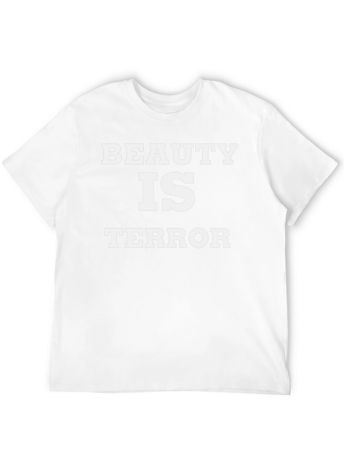 Beauty Is Terror Graphic Print T-Shirt