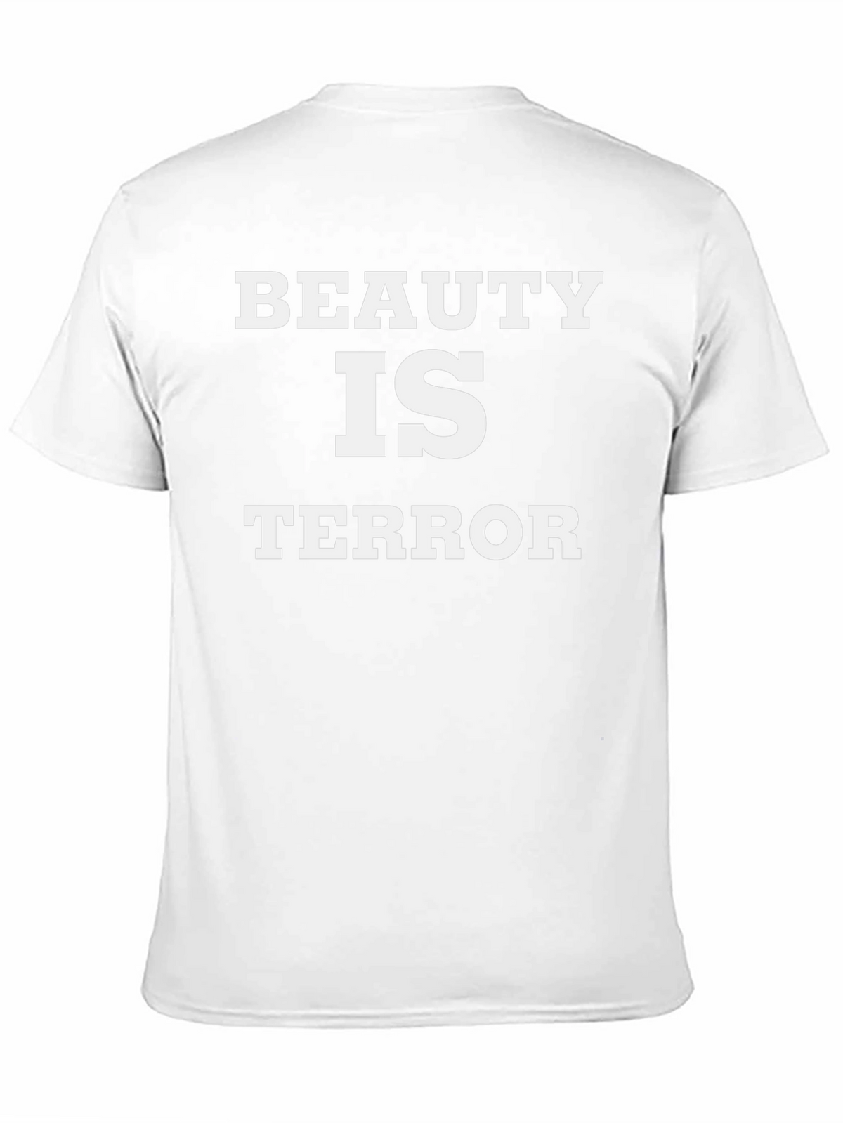 Beauty Is Terror Graphic Print T-Shirt