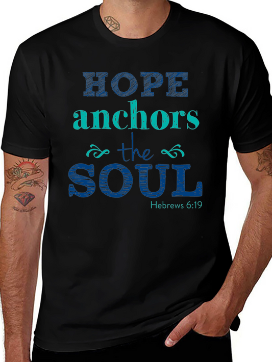 Hope Anchors the Soul Christian T-Shirt