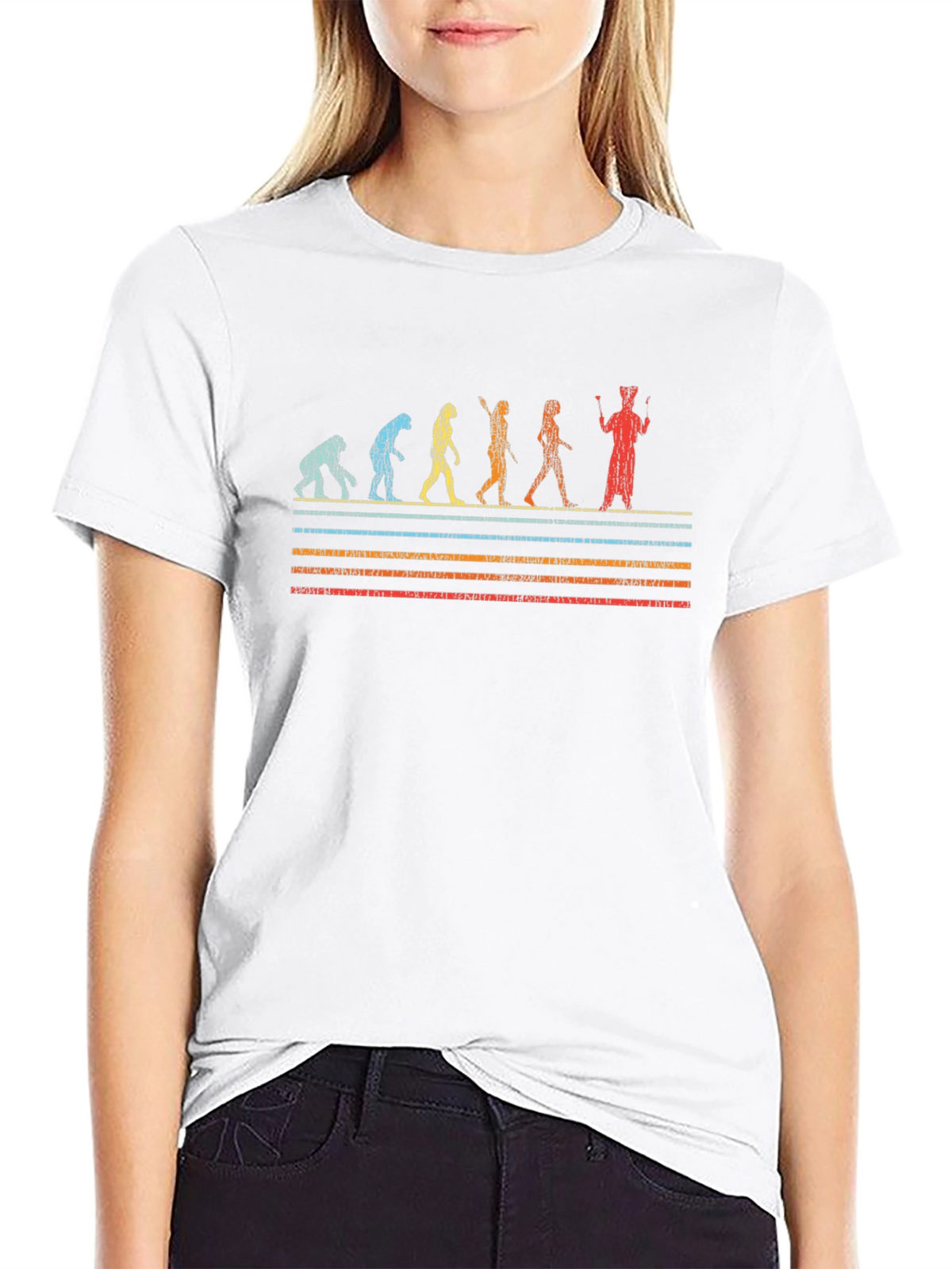 Evolution of Juggling Black T-Shirt