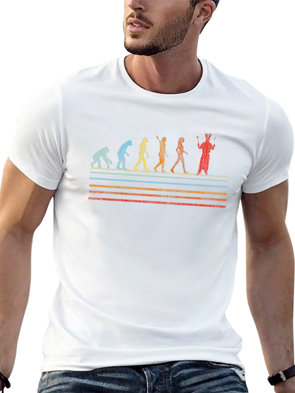 Evolution of Juggling Black T-Shirt
