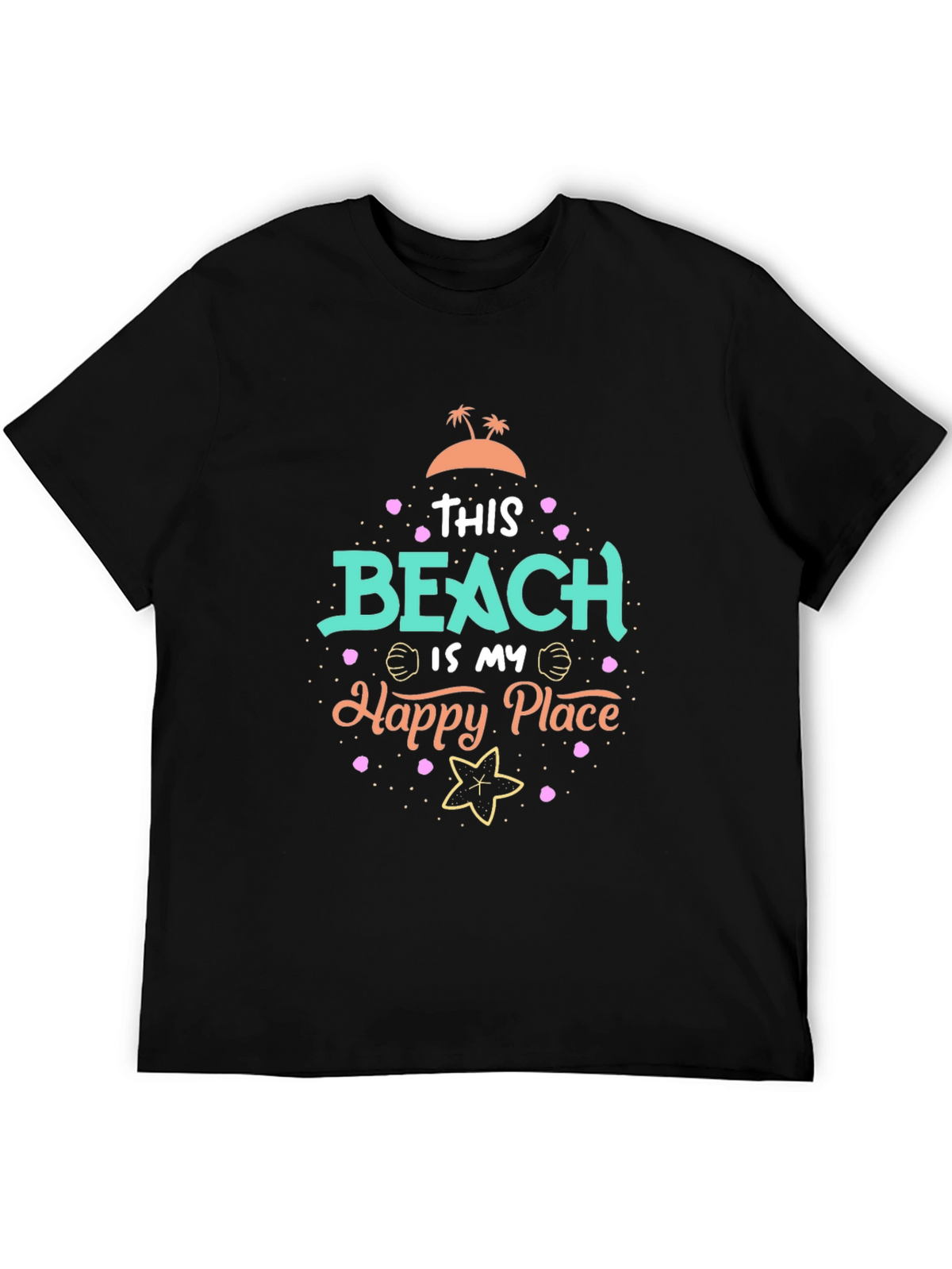 Beach Is My Happy Place Graphic Tee
