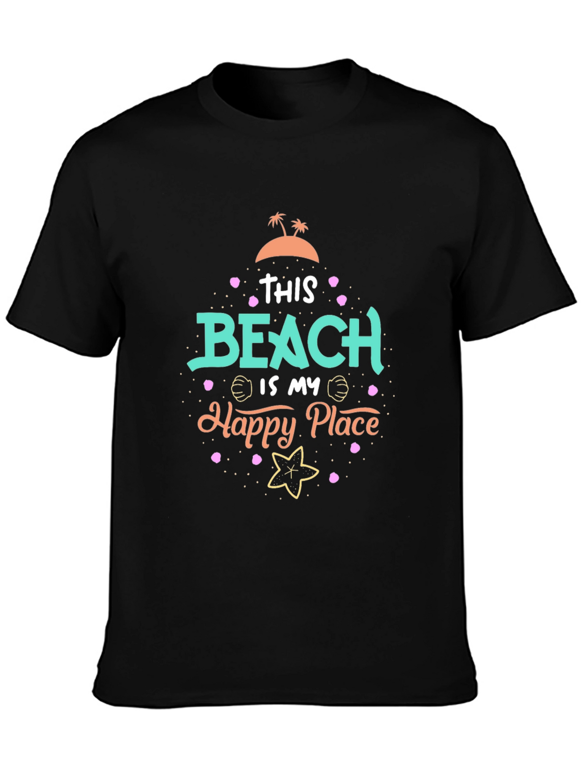 Beach Is My Happy Place Graphic Tee