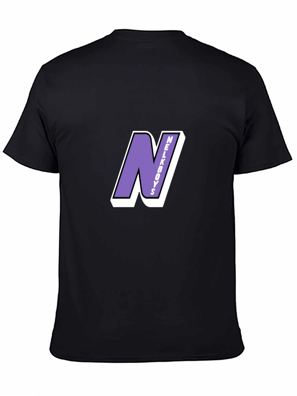 Nelkboys Logo Graphic Black T-Shirt