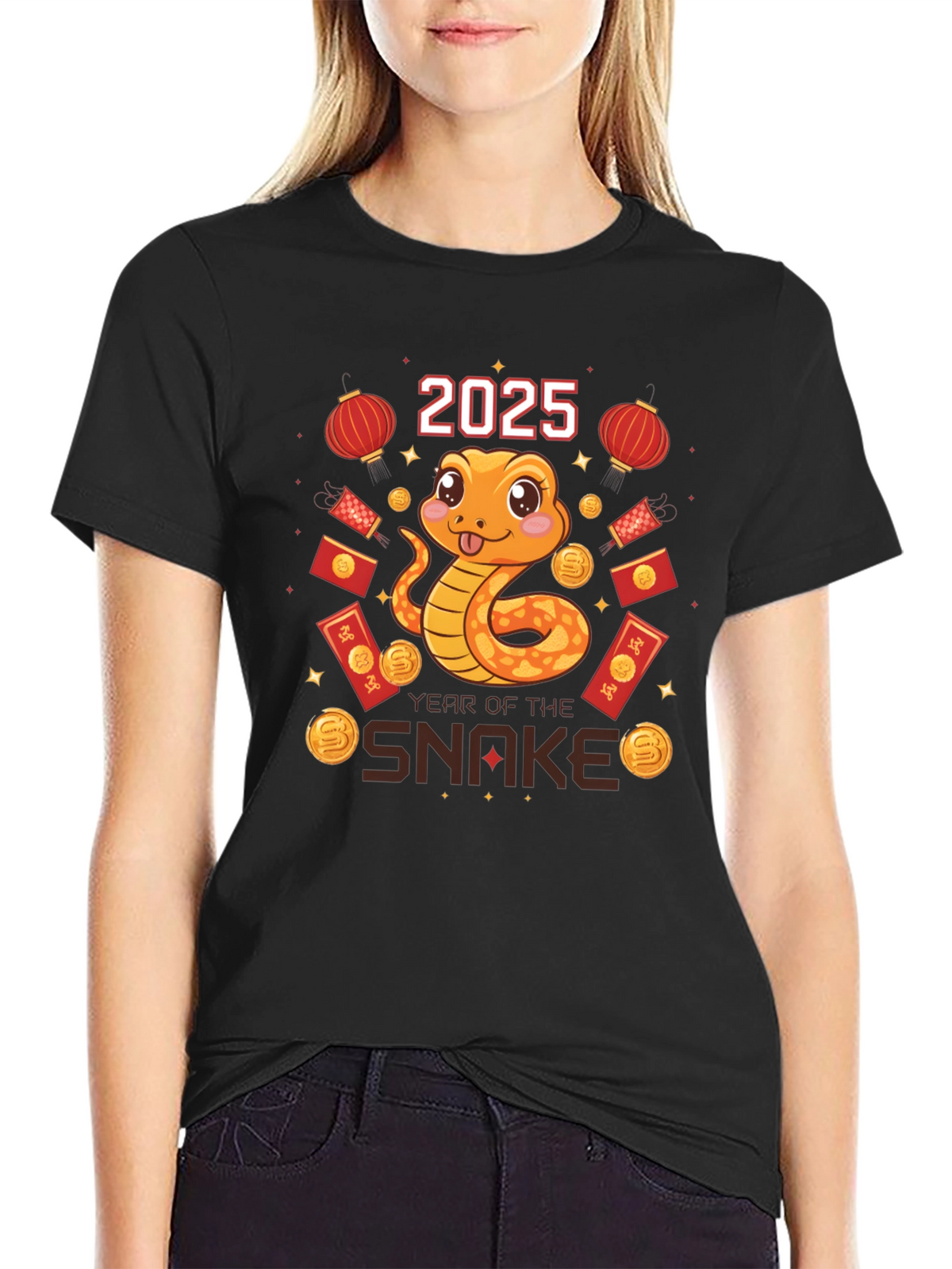Year of the Snake 2025 Graphic T-Shirt