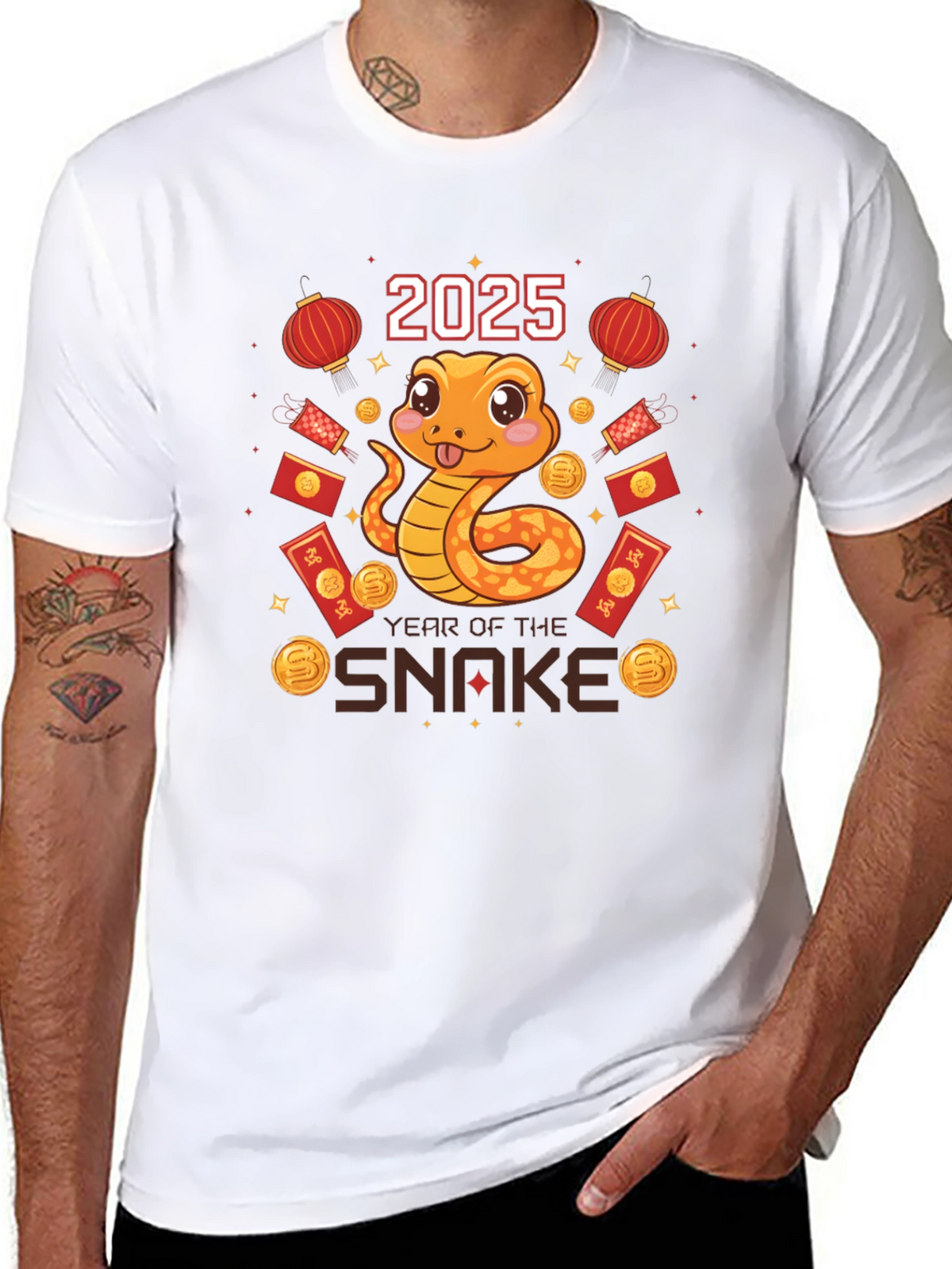 Year of the Snake 2025 Graphic T-Shirt