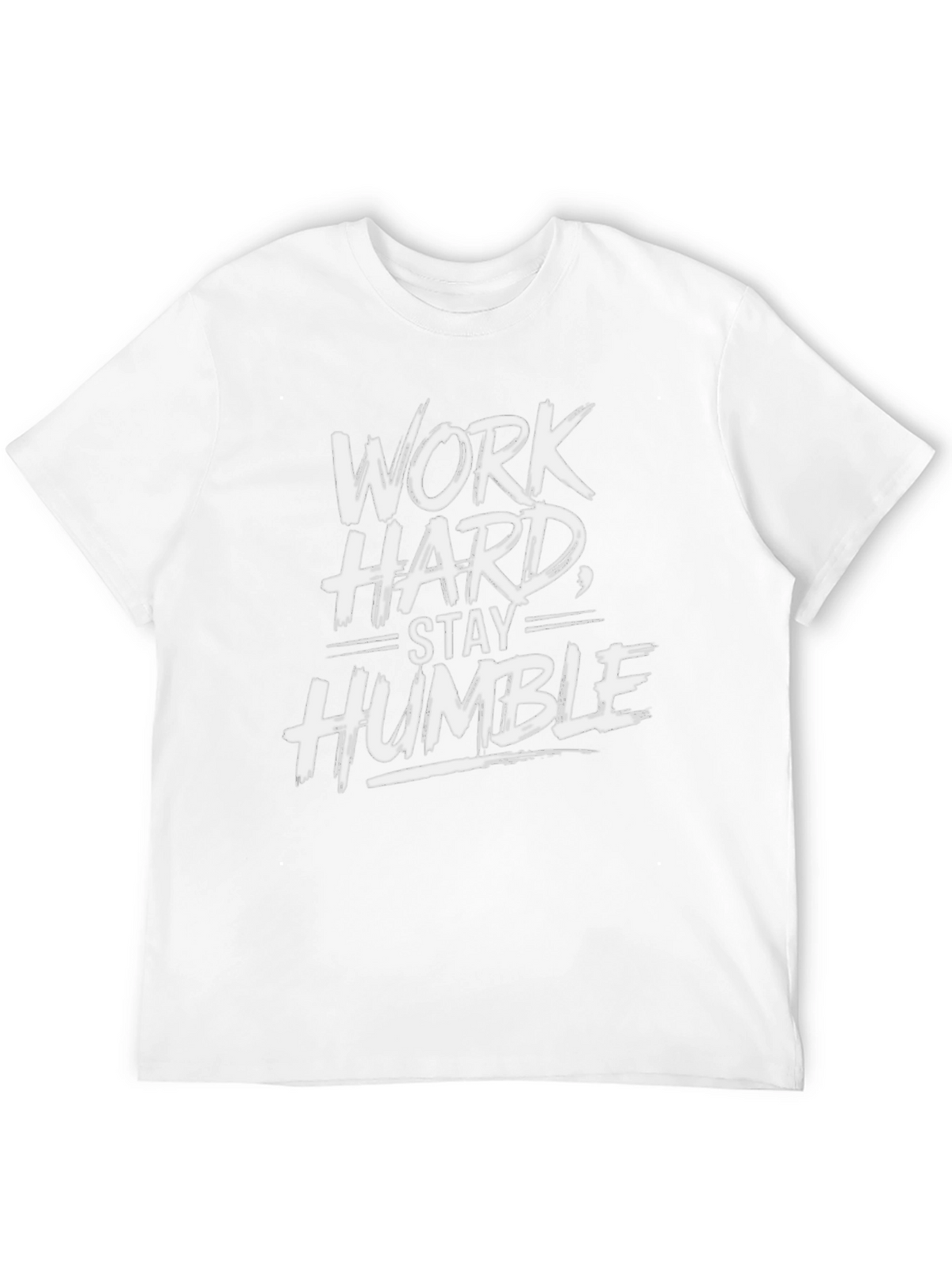 Work Hard Stay Humble Black Graphic Tee