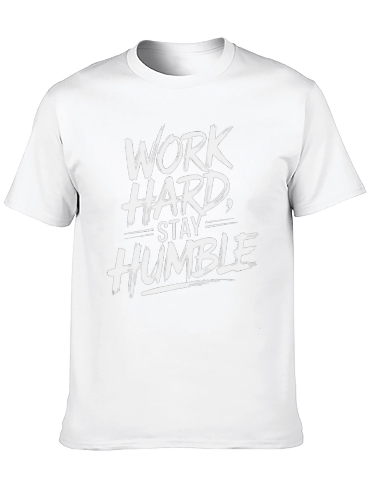 Work Hard Stay Humble Black Graphic Tee