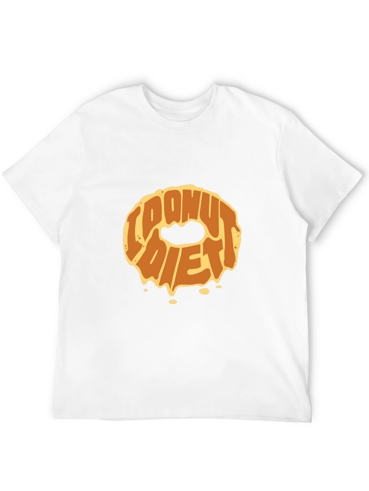 Donut Diet Graphic T-Shirt - Funny Foodie Tee