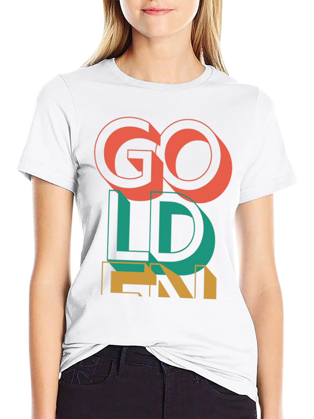 Go Golden Graphic T-Shirt - Mens Fashion Tee