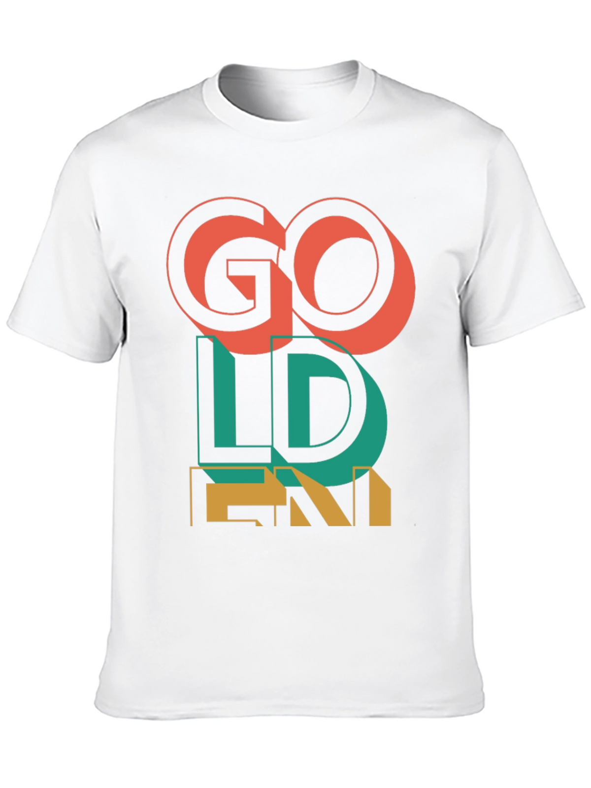 Go Golden Graphic T-Shirt - Mens Fashion Tee