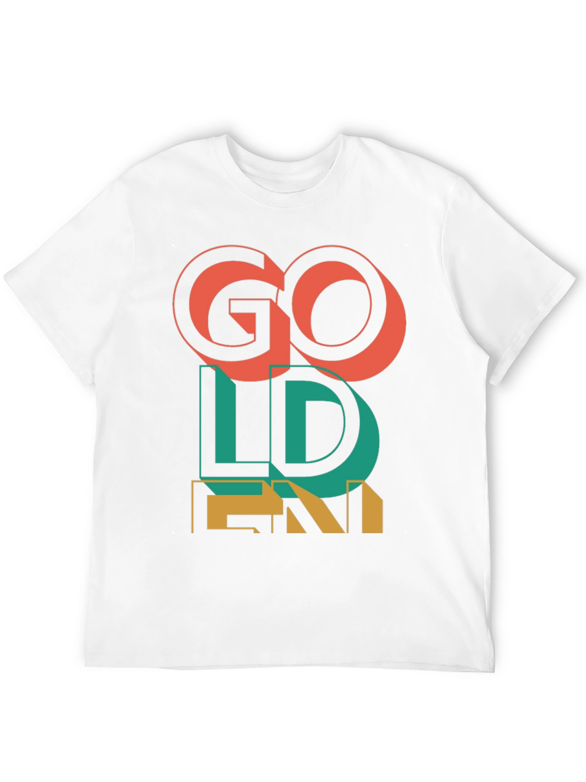 Go Golden Graphic T-Shirt - Mens Fashion Tee