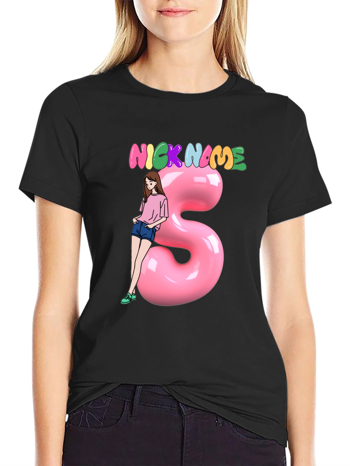 Nickname Girl Graphic T-Shirt - Unisex