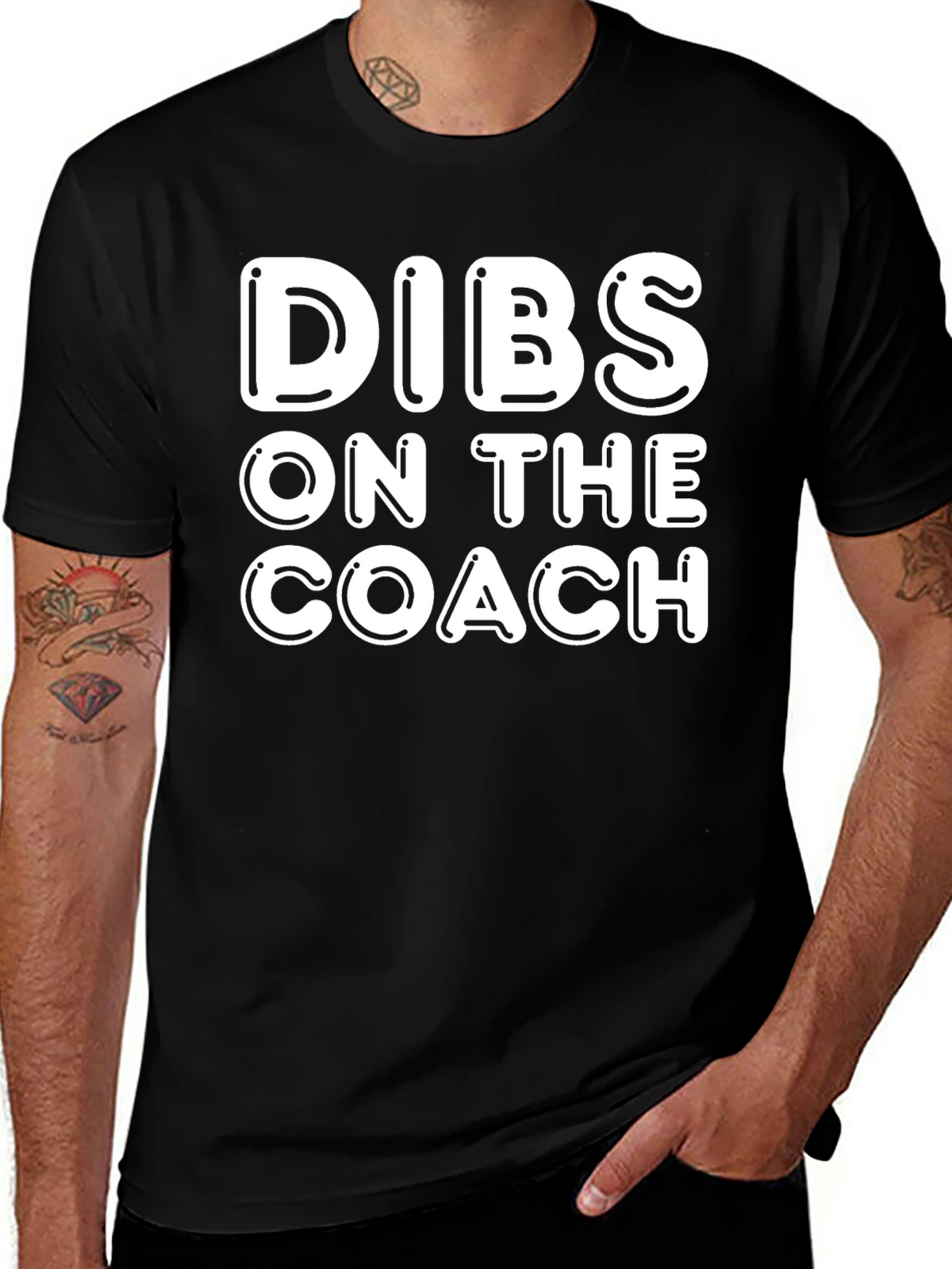 Dibs on the Coach T-Shirt - Novelty Apparel