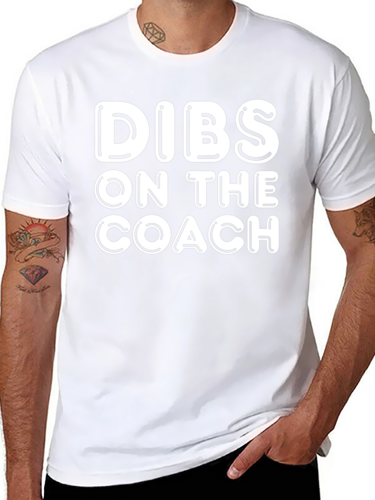Dibs on the Coach T-Shirt - Novelty Apparel