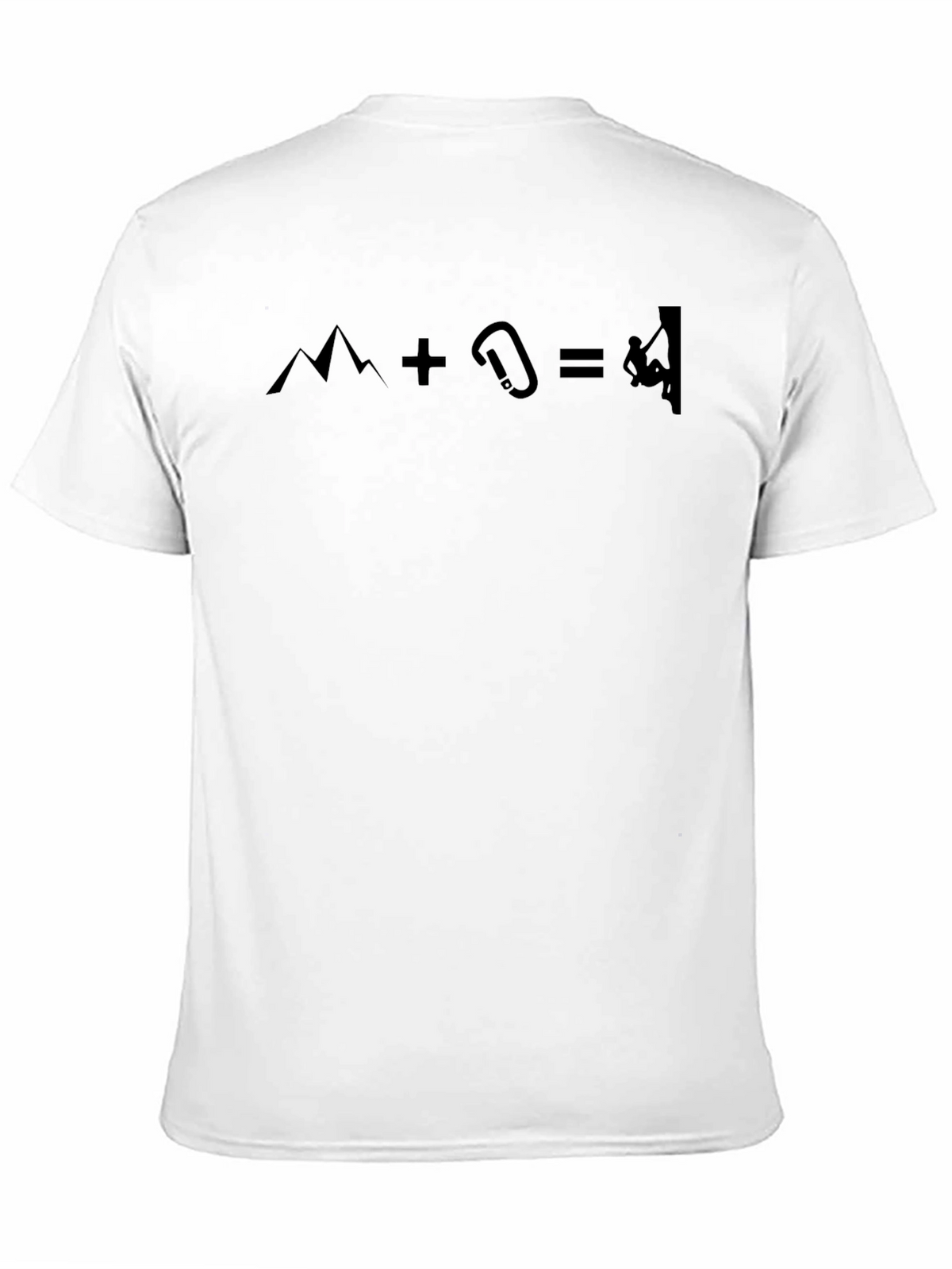 Mountain Climbing Equation Graphic Tee - Black