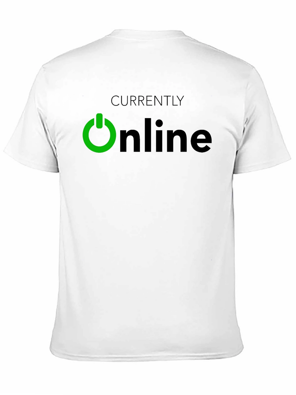 Currently Online Black T-Shirt