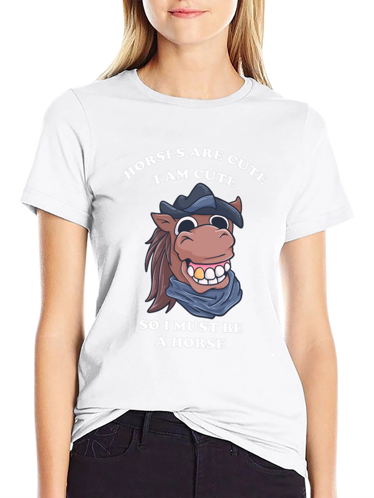 Cute Horse T-Shirt - Horses are Cute