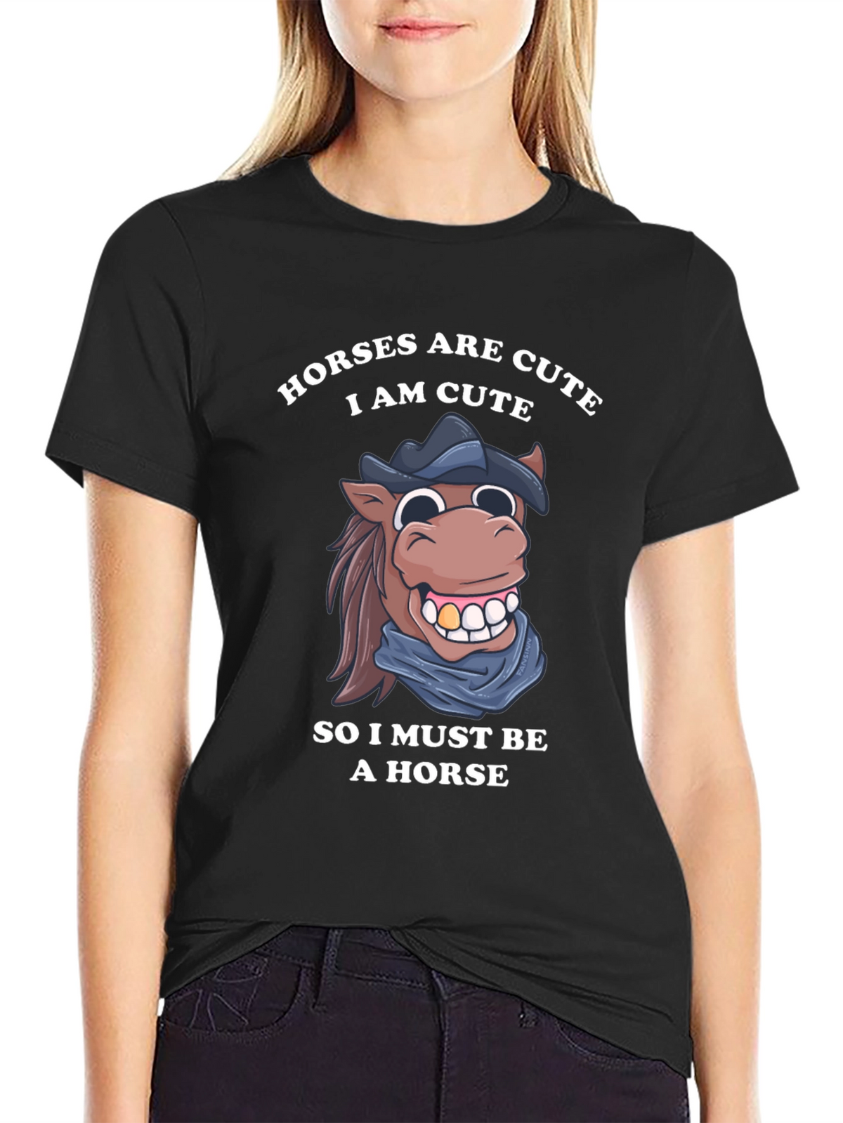 Cute Horse T-Shirt - Horses are Cute